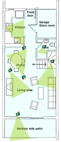 Antigua Holiday Villa Ground Floor Plan
